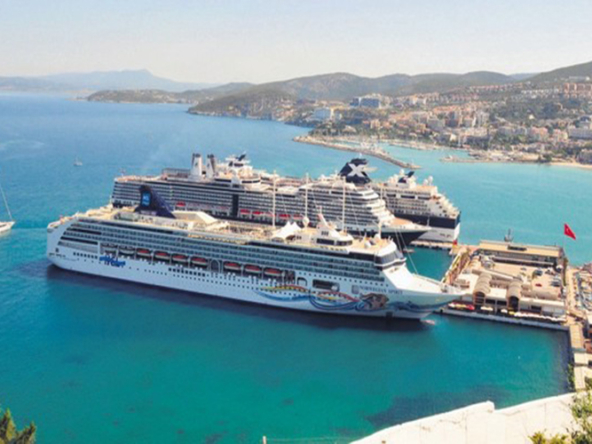 Increase in cruise passengers visiting Turkey